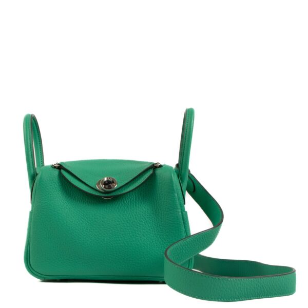 Hermès Lindy 20 Hermès Lindy Mini 20 Menthe Taurillon Clemence