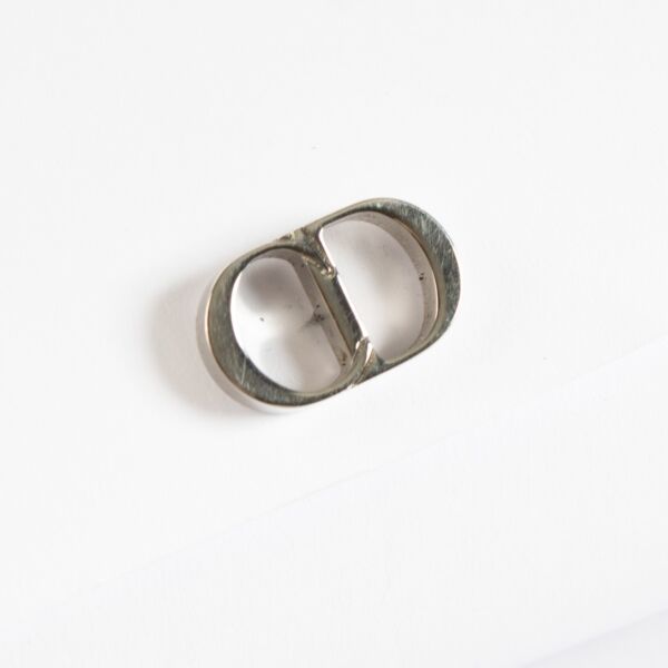 Authentic Preloved Christian Dior Steel CD Icon Brooch on Labellov.com