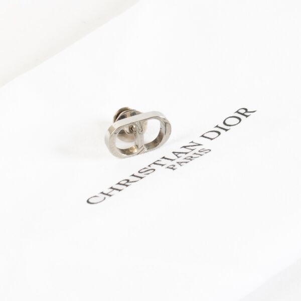 Christian Dior Steel CD Icon Brooch