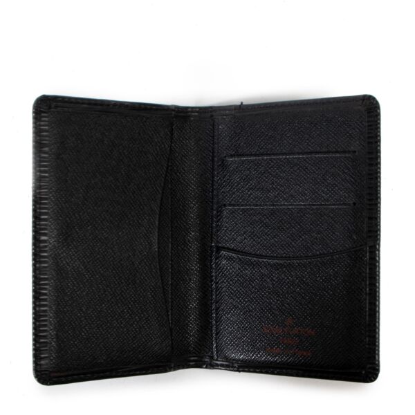 Louis Vuitton Black Epi Leather Card Holder