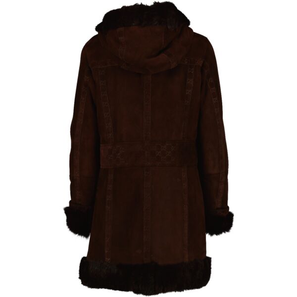 Gucci Tom Ford GG Shearling Fur Coat - Size IT44