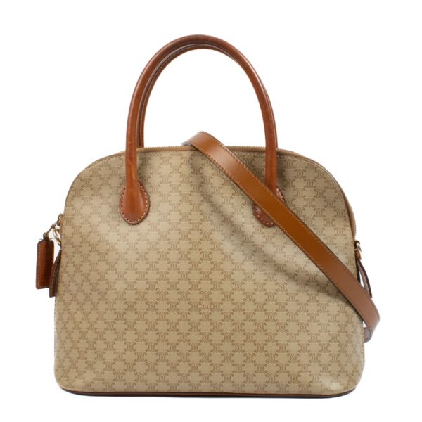 authentic pre loved Celine Macadam Canvas Dome Bag on Labellov.com
