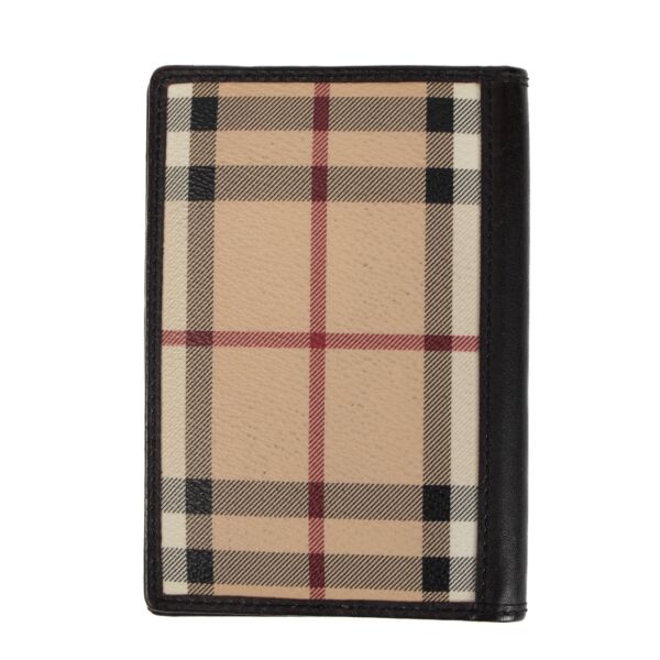 Burberry Haymarkt Check Passport Holder