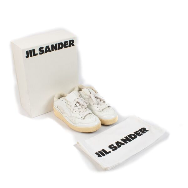 Jil Sander White Low-Top Sneakers - Size 37