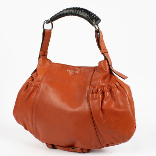 Saint Laurent Orange Front Pocket Mombasa Bag