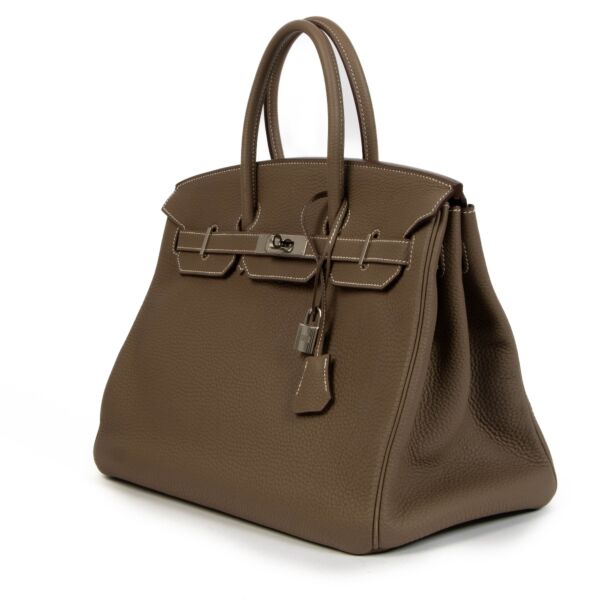 Hermès Birkin 35 Etoupe Togo PHW