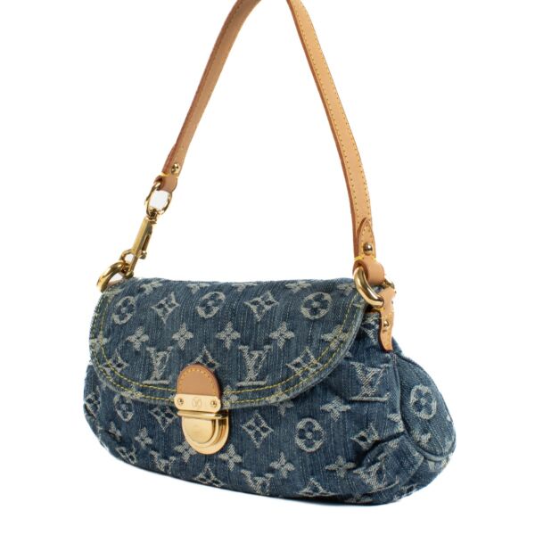 Louis Vuitton Denim Monogram Pleaty Bag