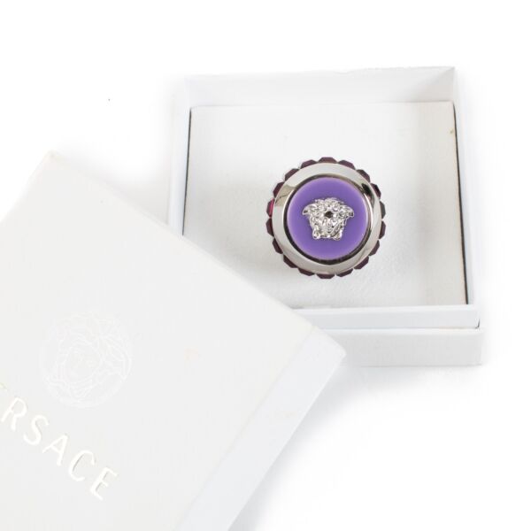 Versace Purple Ring - Size 54