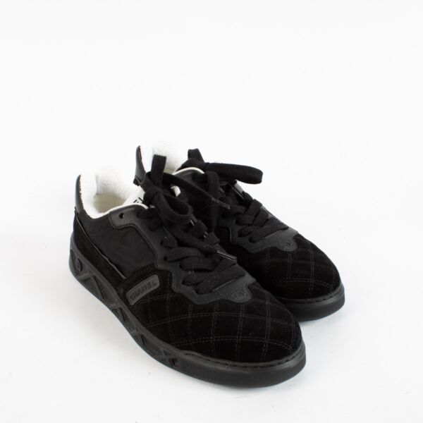 Chanel 19B Black Sneakers - size 38