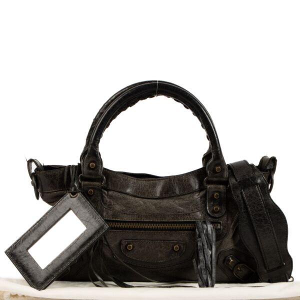 Balenciaga Grey Leather Classic First Bag