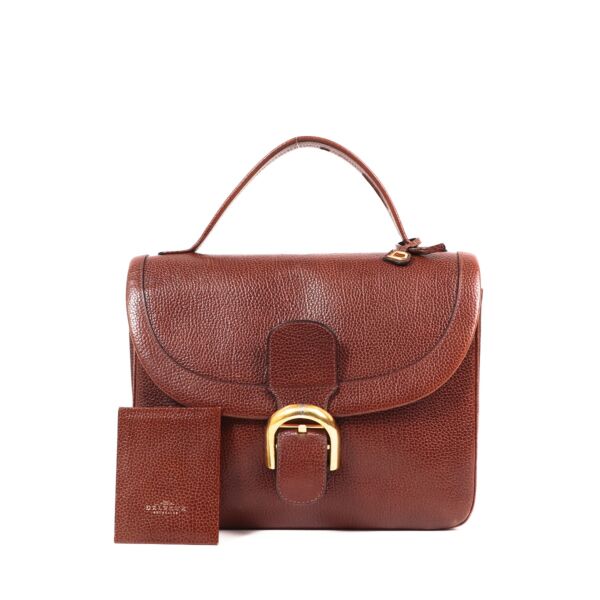 Delvaux Brown Brillant Vintage Top handle bag