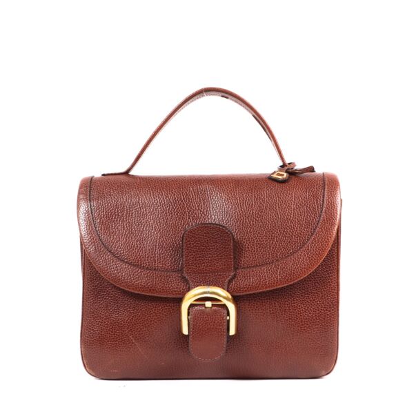 Delvaux Brown Brillant Vintage Top handle bag