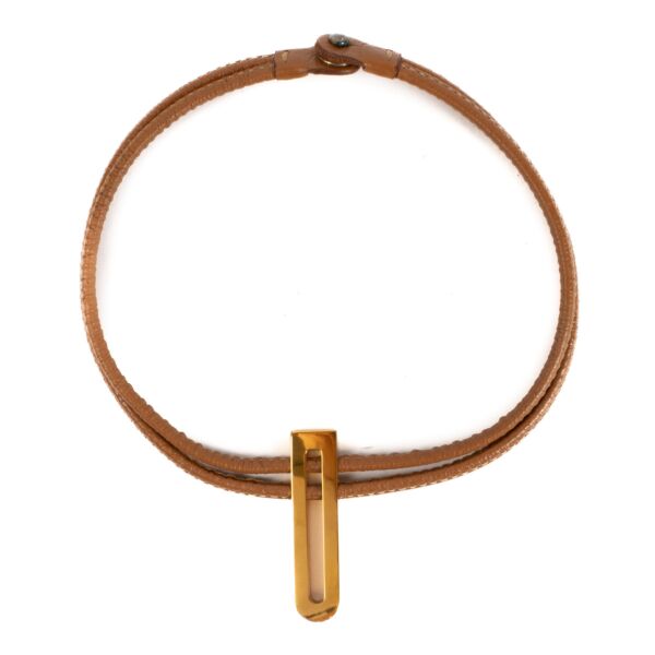 Delvaux Fauve Jumping Dé Clic Necklace