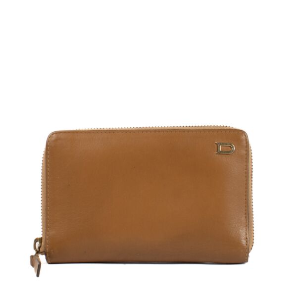Delvaux Camel Allure Wallet