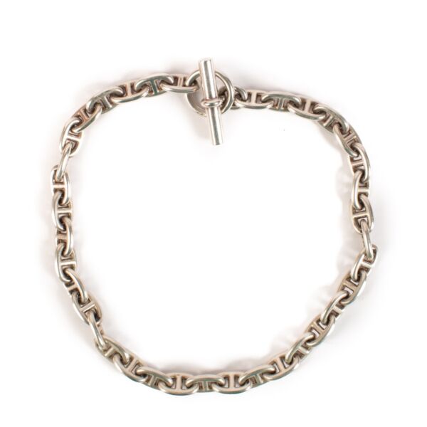 shop 100% authentic second hand Hermès Silver Chaine d'Ancre Necklace on Labellov.com