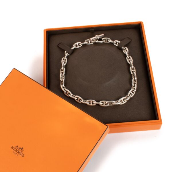 Hermès Silver Chaine d'Ancre Medium Necklace