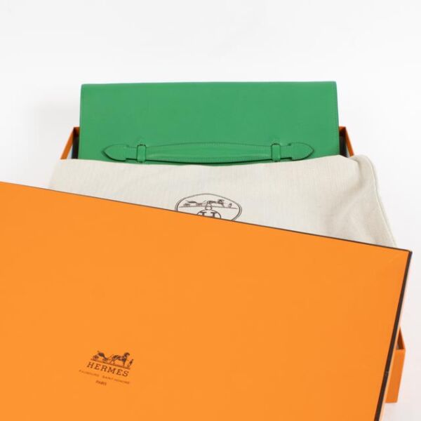 Hermès Pliplat Bambou Evercolor Clutch