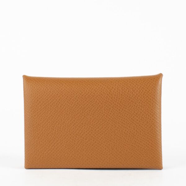 Authentic pre-loved Hermés Gold Epsom Calvi Wallet on Labellov.com
