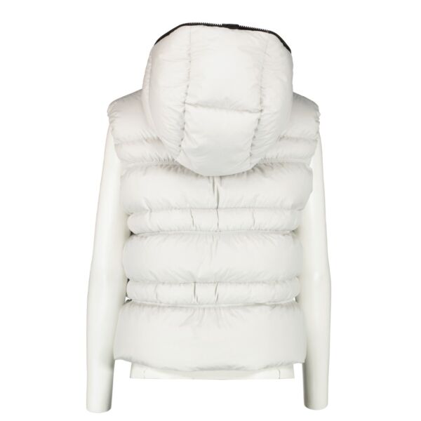 Moncler Light Grey Weser Down Gilet - Size 0