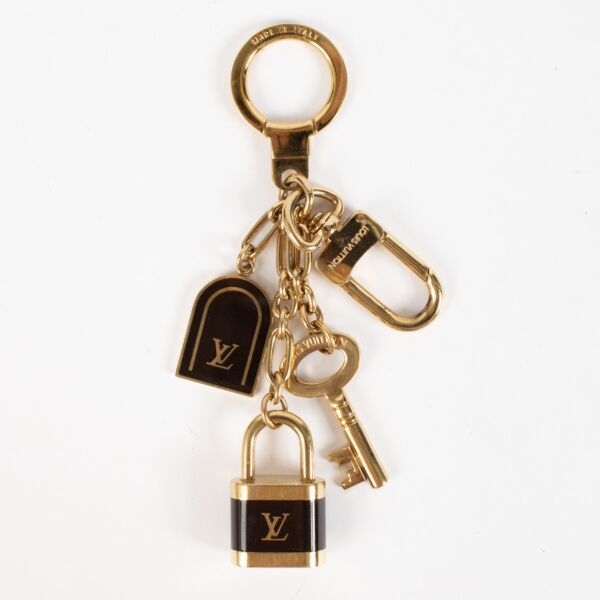 Louis Vuitton Gold Lock Keychain