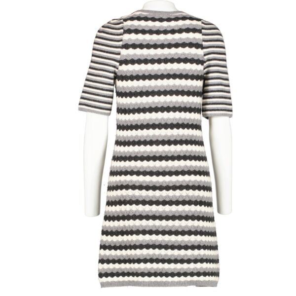 Chanel 17K Striped Knitted Dress - Size FR 34