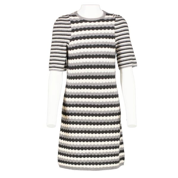 Chanel 17K Striped Knitted Dress