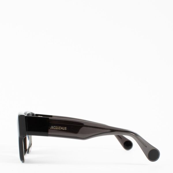 Jacquemus Black Baci Sunglasses