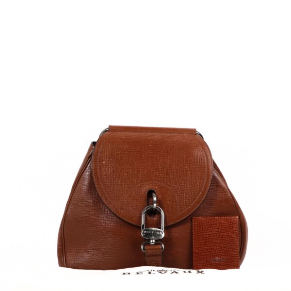 Delvaux Cerceau GM Brown Leather Bag