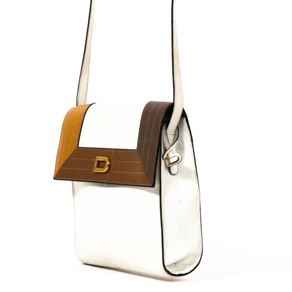 Delvaux 1983s White Vintage Crossbody Bag