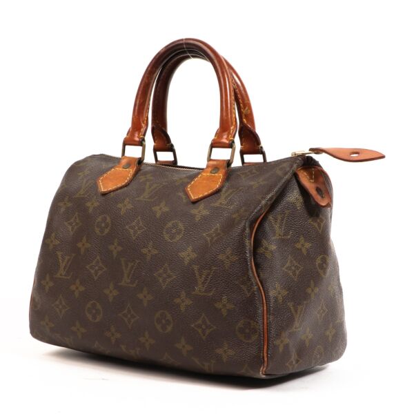 Louis Vuitton Vintage Monogram Speedy 25 Top Handle Bag