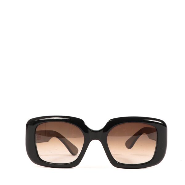 Marni Black Rectangular Sunglasses