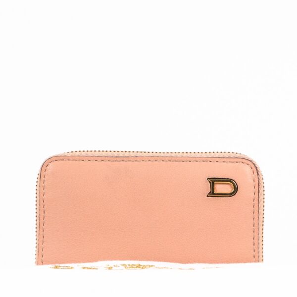 Delvaux Accordéon Nude Polo Zip Wallet