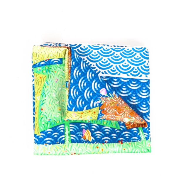 Buy an authentic Hermès Bateau Fleuri Blue Silk Scarf at Labellov in Antwerp. 