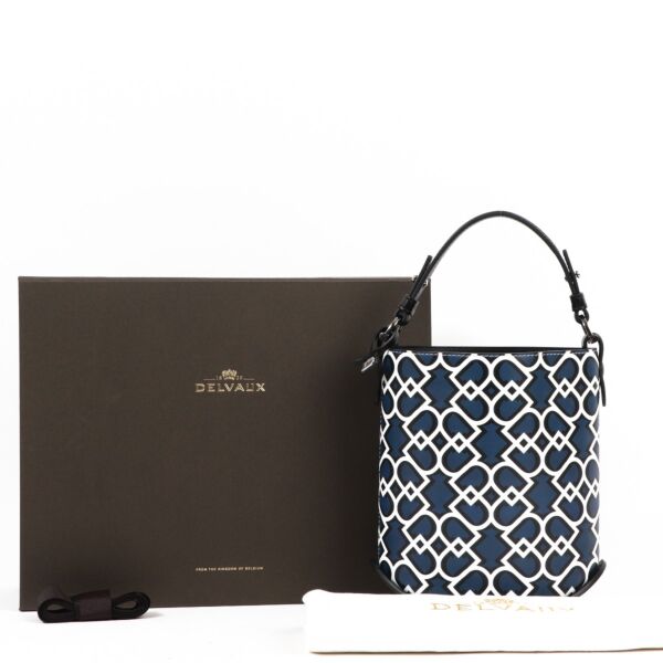 Delvaux Pin Mini D Up Side Down Bucket Bag