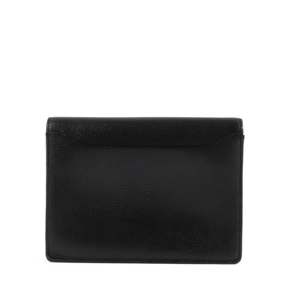 Delvaux Black Leather Wallet