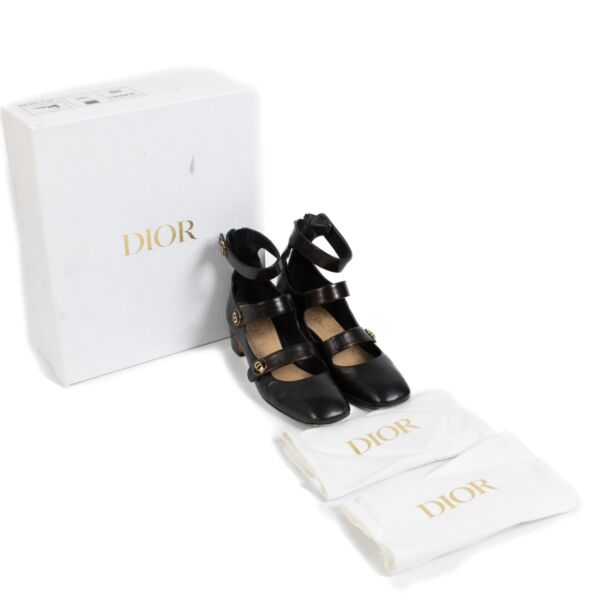 Christian Dior Black D-Doll Pumps - Size 37,5