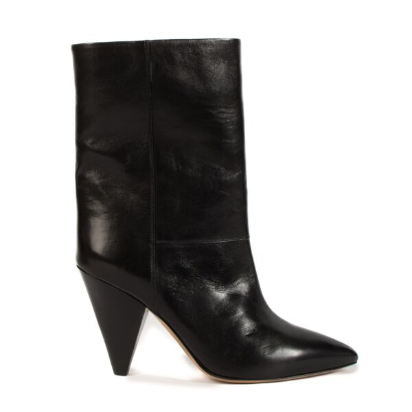 shop 100% authentic second hand Isabel Marant Black Locky Boots - Size 38 on Labellov.com