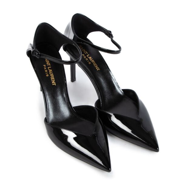 Saint Laurent Black Patent Leather Pumps - size 38