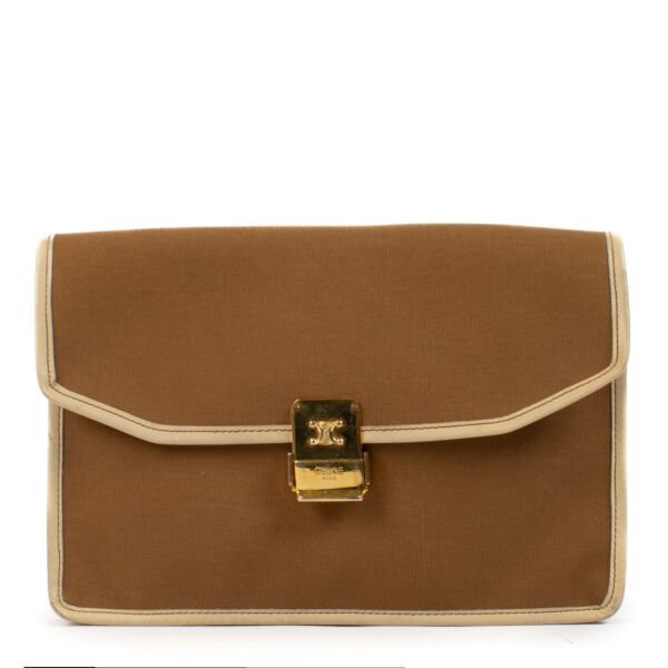 shop 100% authentic second hand Celine Vintage Canvas Clutch on Labellov.com