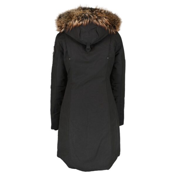 Moose Knuckles Black Gold Stirling Fur Parka Jacket - Size S