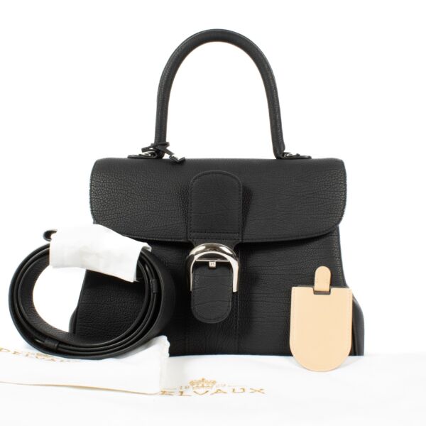 Delvaux Black Cripsy Calf Brillant MM