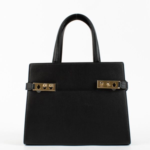 shop 100% authentic second hand Delvaux Black Tempête Crush Small Bag on Labellov.com