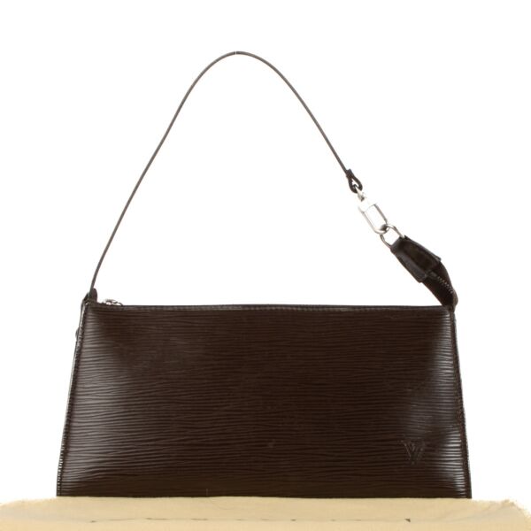 Louis Vuitton Brown Epi Leather Pochette Accessoires