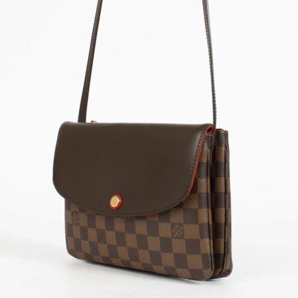 Louis Vuitton Damier Ebene Twice Bag Crossbody
