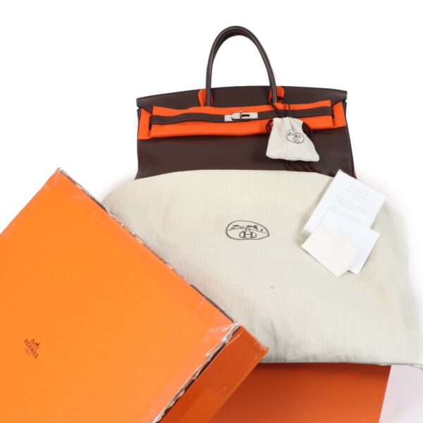 Hermès Birkin 40 Café Clemence PHW