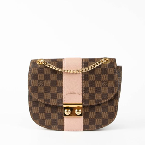 Authentic Louis Vuitton Damier Ebene/Magnolia Wight Bag on Labellov.com