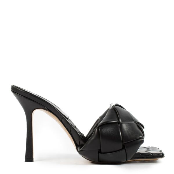 Bottega Veneta Black Lido Heels