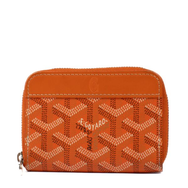 Goyard Orange Matignon Mini Wallet