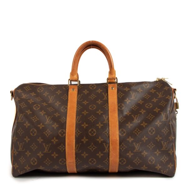 Pre-owned Vintage Second hand Louis Vuitton Keepall 45 Monogram Canvas on www.labellov.com