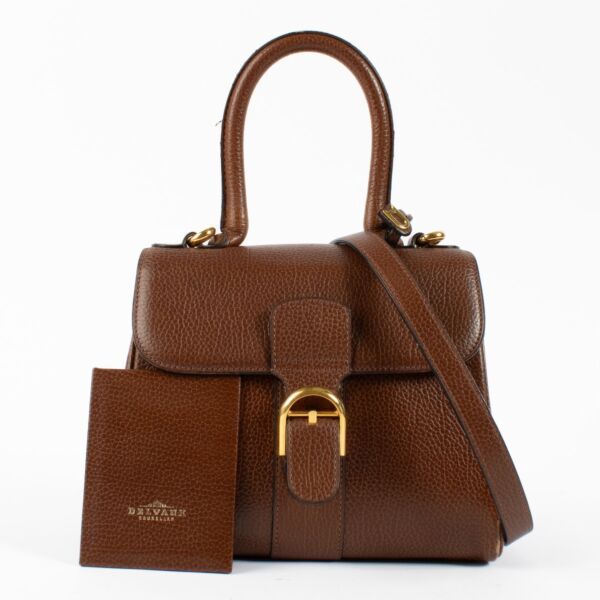 Delvaux Brown Vintage Brillant Mini
